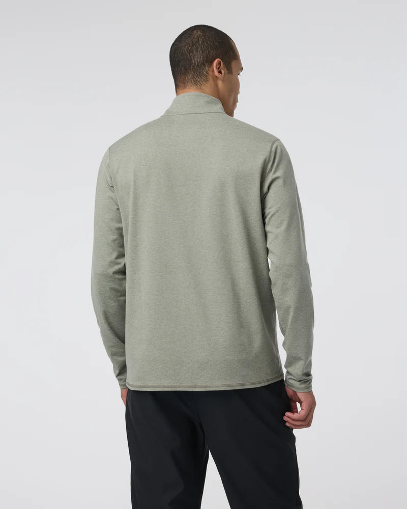 VUORI PONTO HALF ZIP MOCK NECK